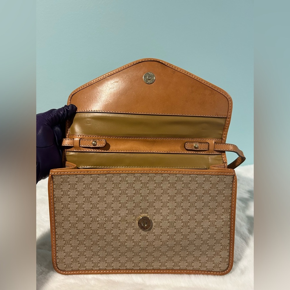 Celine Crossbody Bag with Leather Trim. Great conditon! - Picture 8 of 14